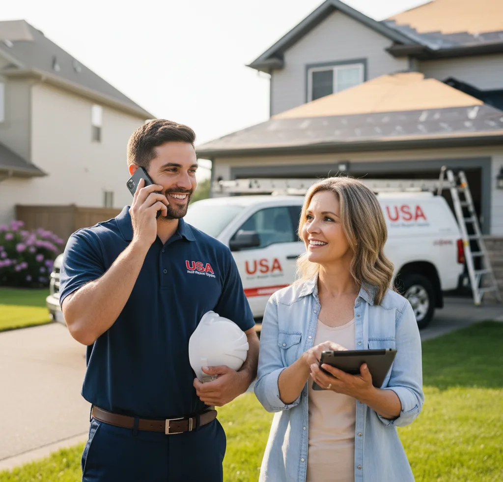 USA Roof Repair Experts customer support in La Vergne